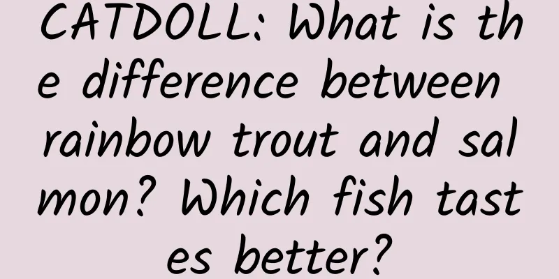 CATDOLL: What is the difference between rainbow trout and salmon? Which fish tastes better?