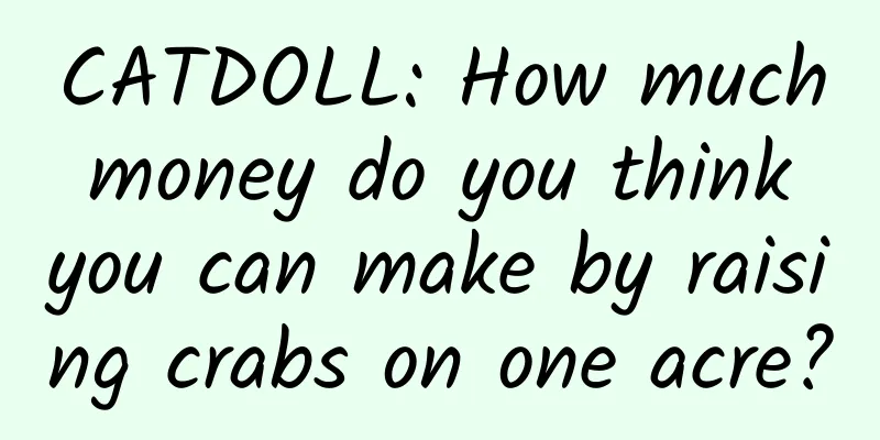 CATDOLL: How much money do you think you can make by raising crabs on one acre?