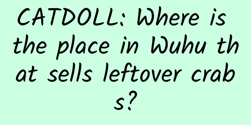 CATDOLL: Where is the place in Wuhu that sells leftover crabs?