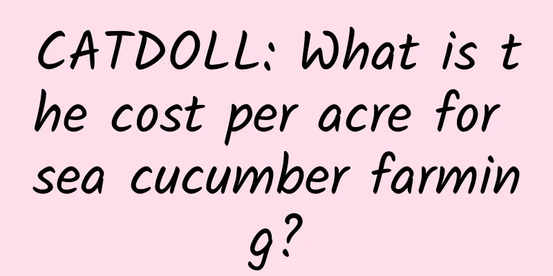 CATDOLL: What is the cost per acre for sea cucumber farming?