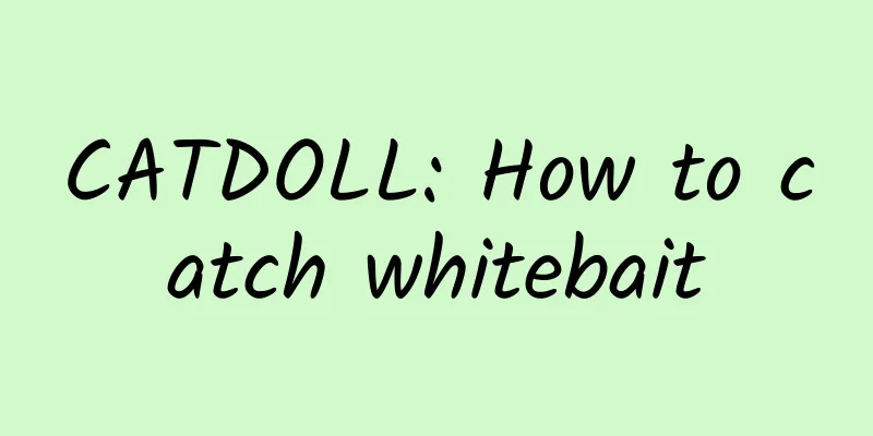 CATDOLL: How to catch whitebait