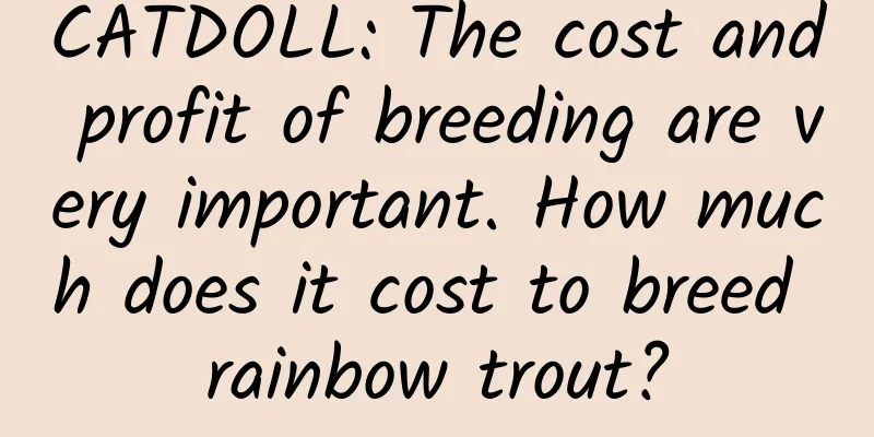 CATDOLL: The cost and profit of breeding are very important. How much does it cost to breed rainbow trout?