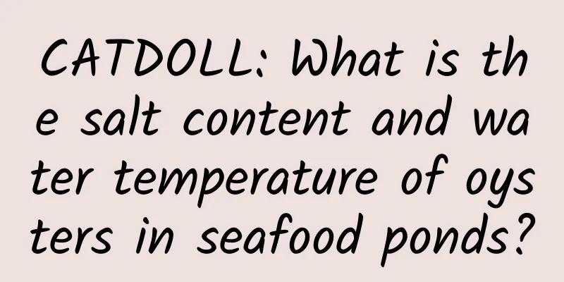 CATDOLL: What is the salt content and water temperature of oysters in seafood ponds?