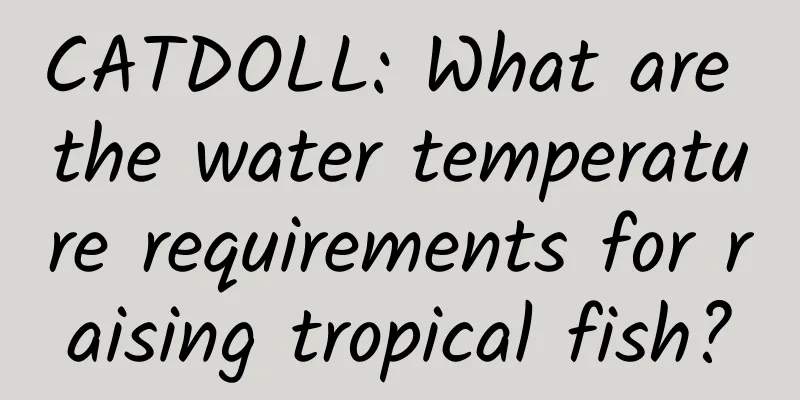 CATDOLL: What are the water temperature requirements for raising tropical fish?