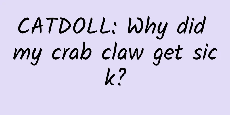 CATDOLL: Why did my crab claw get sick?