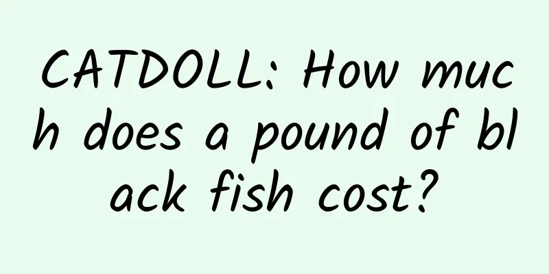 CATDOLL: How much does a pound of black fish cost?