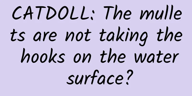 CATDOLL: The mullets are not taking the hooks on the water surface?