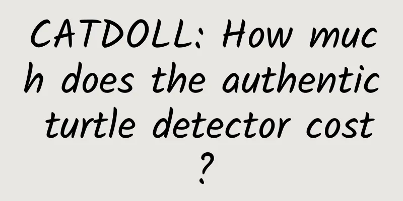 CATDOLL: How much does the authentic turtle detector cost?