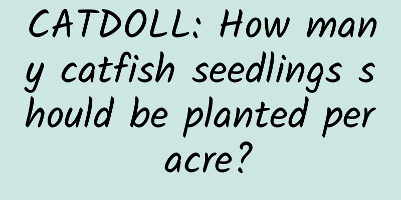 CATDOLL: How many catfish seedlings should be planted per acre?