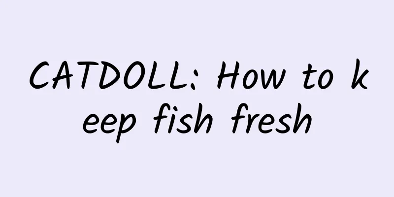 CATDOLL: How to keep fish fresh