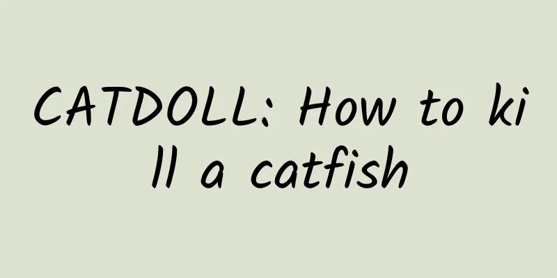 CATDOLL: How to kill a catfish