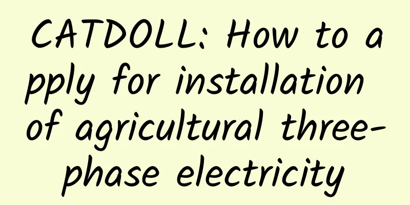 CATDOLL: How to apply for installation of agricultural three-phase electricity