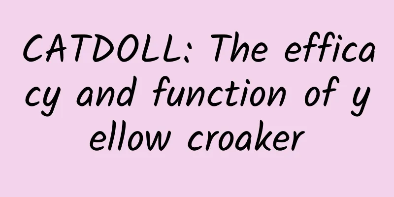 CATDOLL: The efficacy and function of yellow croaker