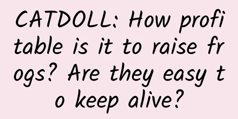 CATDOLL: How profitable is it to raise frogs? Are they easy to keep alive?