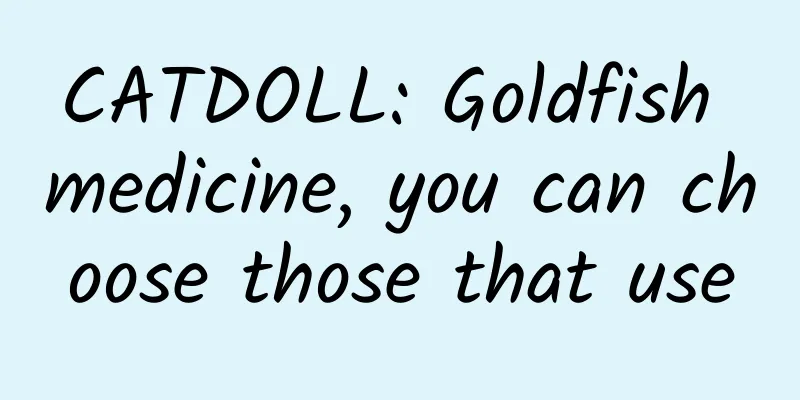 CATDOLL: Goldfish medicine, you can choose those that use