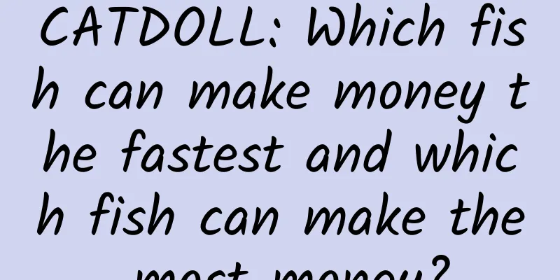 CATDOLL: Which fish can make money the fastest and which fish can make the most money?