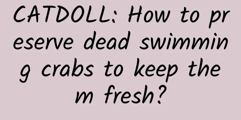 CATDOLL: How to preserve dead swimming crabs to keep them fresh?