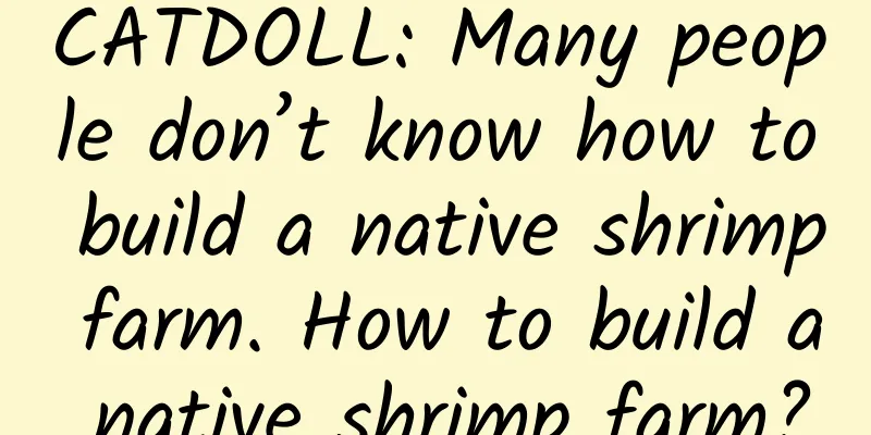 CATDOLL: Many people don’t know how to build a native shrimp farm. How to build a native shrimp farm?