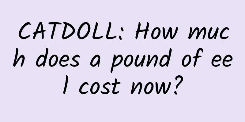 CATDOLL: How much does a pound of eel cost now?