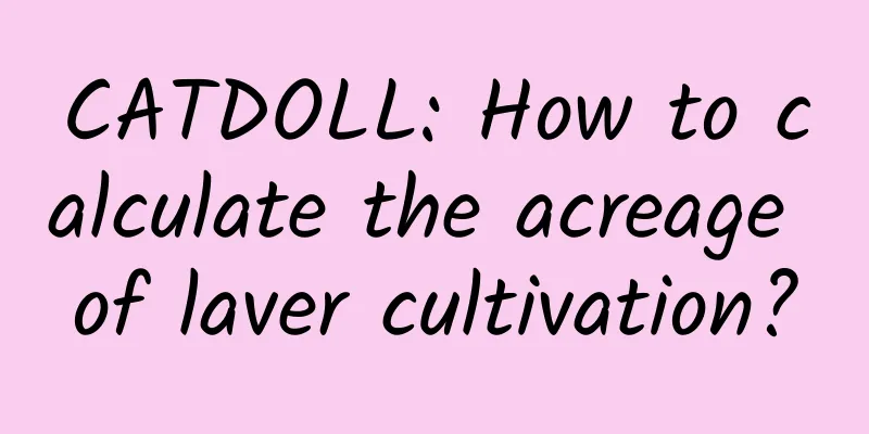 CATDOLL: How to calculate the acreage of laver cultivation?
