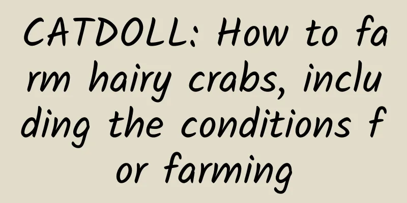 CATDOLL: How to farm hairy crabs, including the conditions for farming