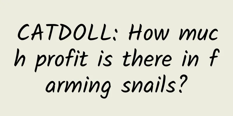 CATDOLL: How much profit is there in farming snails?