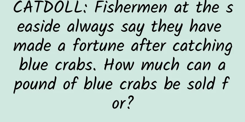CATDOLL: Fishermen at the seaside always say they have made a fortune after catching blue crabs. How much can a pound of blue crabs be sold for?