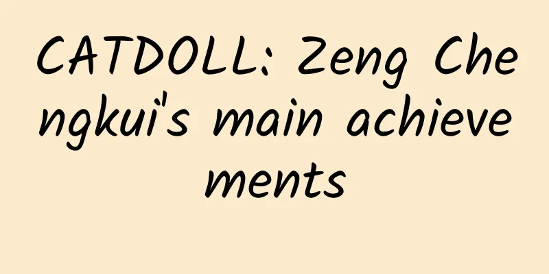 CATDOLL: Zeng Chengkui's main achievements