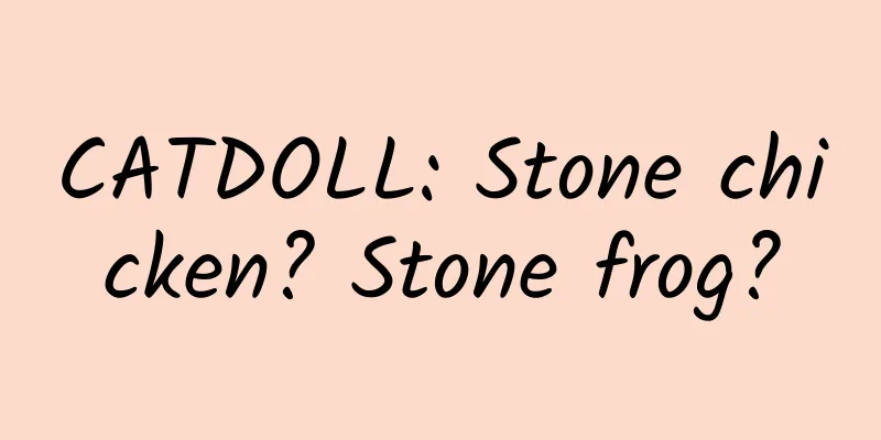 CATDOLL: Stone chicken? Stone frog?