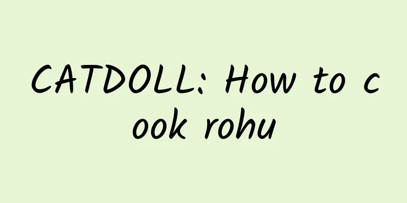 CATDOLL: How to cook rohu