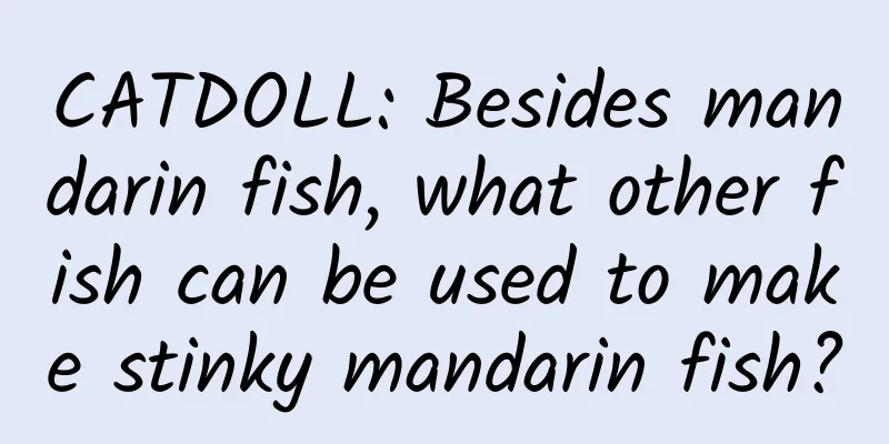 CATDOLL: Besides mandarin fish, what other fish can be used to make stinky mandarin fish?