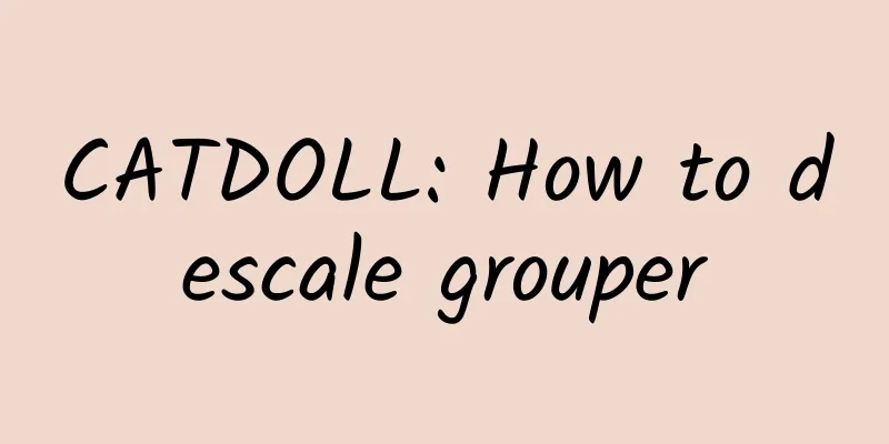 CATDOLL: How to descale grouper