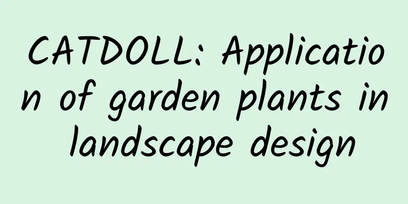 CATDOLL: Application of garden plants in landscape design