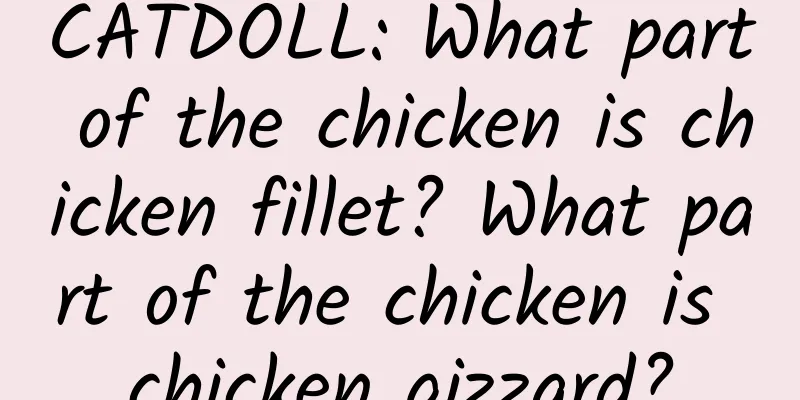 CATDOLL: What part of the chicken is chicken fillet? What part of the chicken is chicken gizzard?
