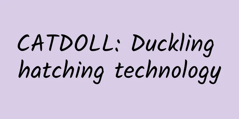 CATDOLL: Duckling hatching technology