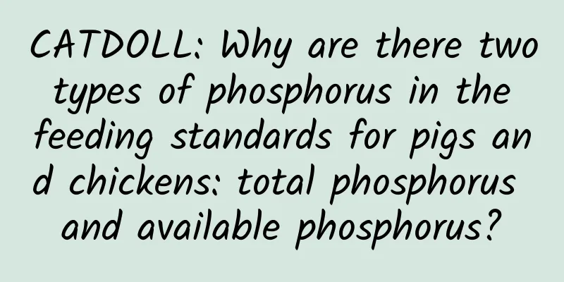 CATDOLL: Why are there two types of phosphorus in the feeding standards for pigs and chickens: total phosphorus and available phosphorus?